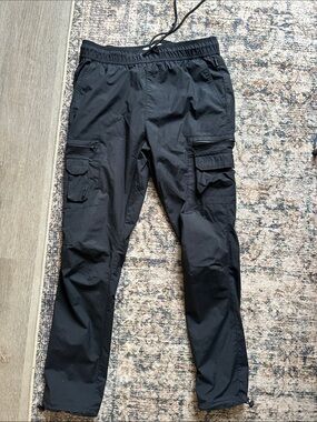 PacSun Black Cargo Joggers with Utility Pockets